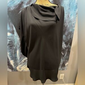 Halston cowl neck blouse